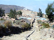 vista de la calle principal del pueblo de sayla